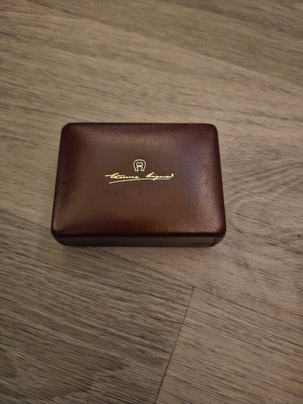 Vintage Etienne Aigner Men's Money Clip & Keychain Set W/ Original Case Pristine
